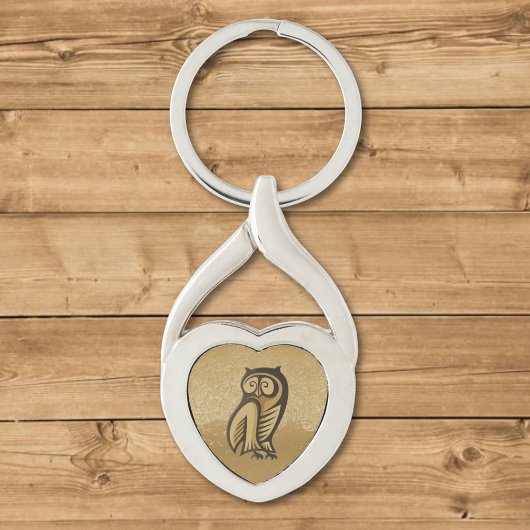 Owl Symboolkleur Sleutelhanger