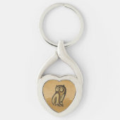Owl Symboolkleur Sleutelhanger (Voorkant)