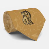 Owl Symboolkleur Stropdas (Opgerold)