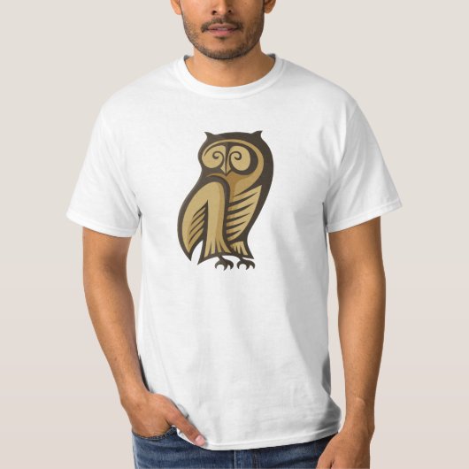 Owl Symboolkleur T-shirt (Voorkant)