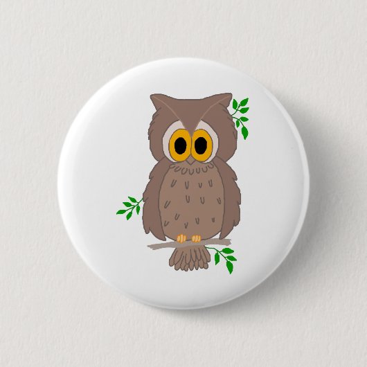 Owl-t Ronde Button 5,7 Cm (Voorkant)
