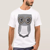 Owl T-Shirt Grey (Voorkant)