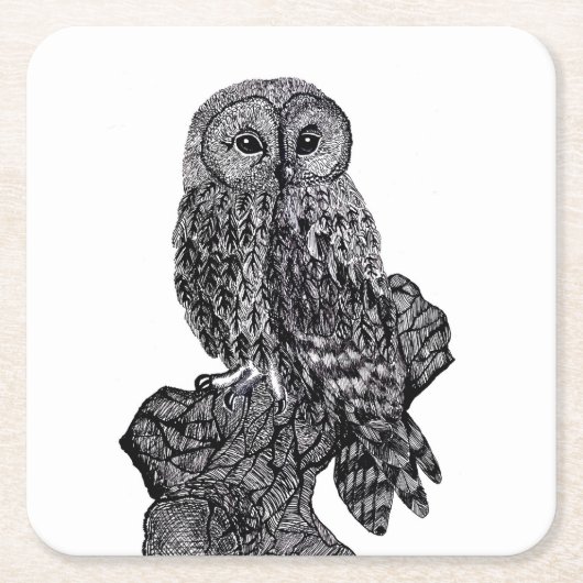 Owl table onderzetter (Voorkant)