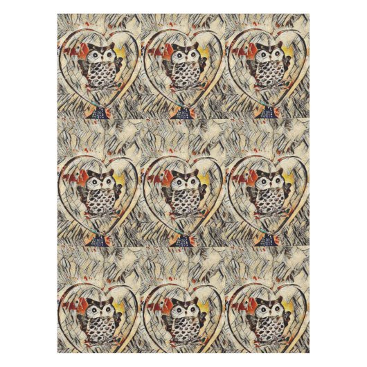 Owl Tafelkleed (Voorkant)