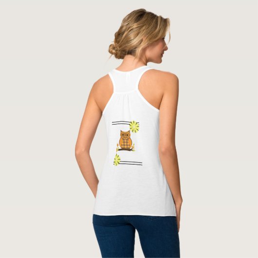 Owl Tanktop (Volledige Achterkant)