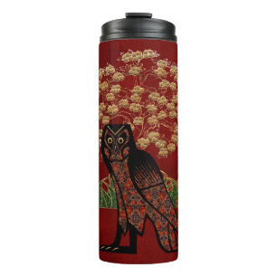 Owl Tapestry Thermosbeker