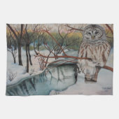 Owl Tea Towel Theedoek (Horizontaal)