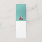 Owl Tent Folded Appointard Afsprakenkaart (Buitenkant ongevouwen)