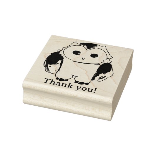 Owl,  thank you! rubberstempel (Stempel)