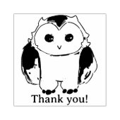 Owl,  thank you! rubberstempel (Afrduk)