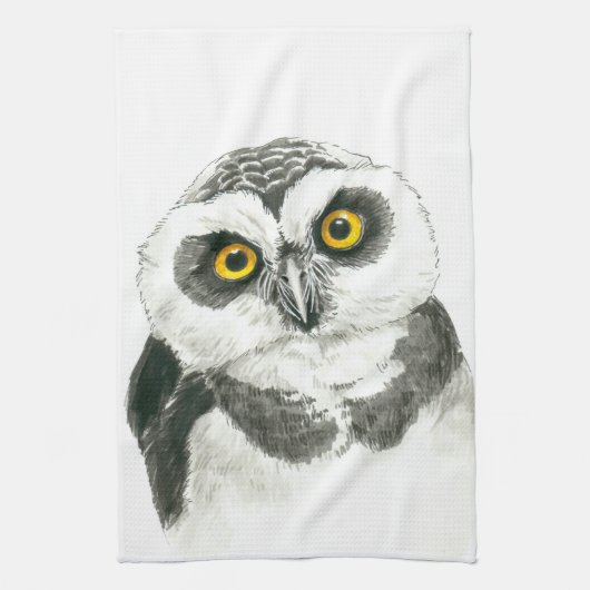 Owl Theedoek (Verticaal)