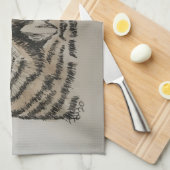 Owl Theedoek (Quarter Fold)