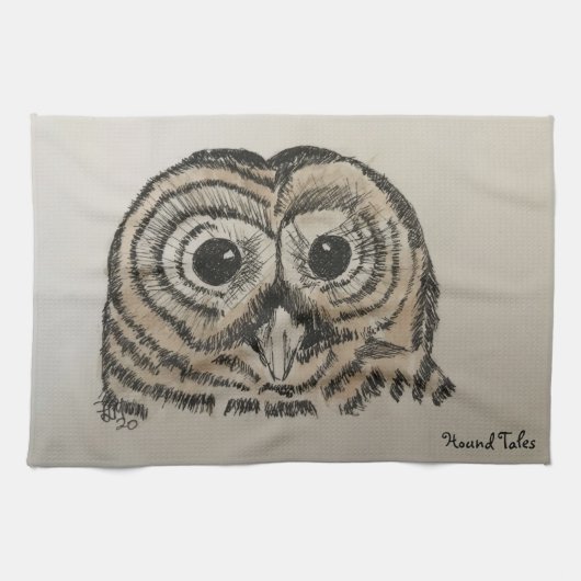 Owl Theedoek (Horizontaal)