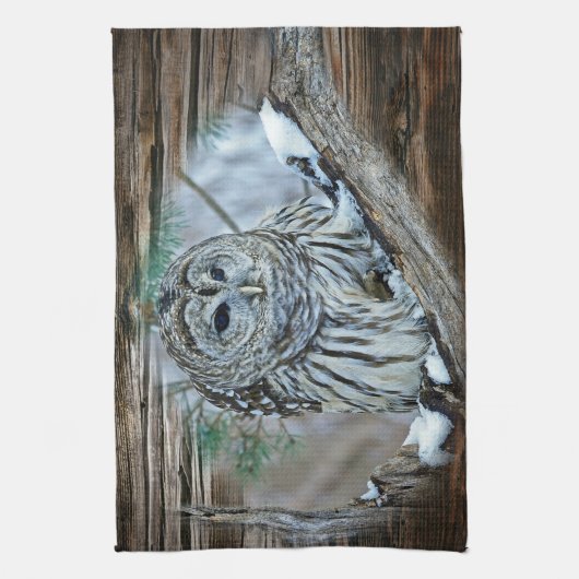 Owl Theedoek (Verticaal)