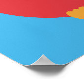 Owl totem 3 uilen boven elkaar poster (Hoek)