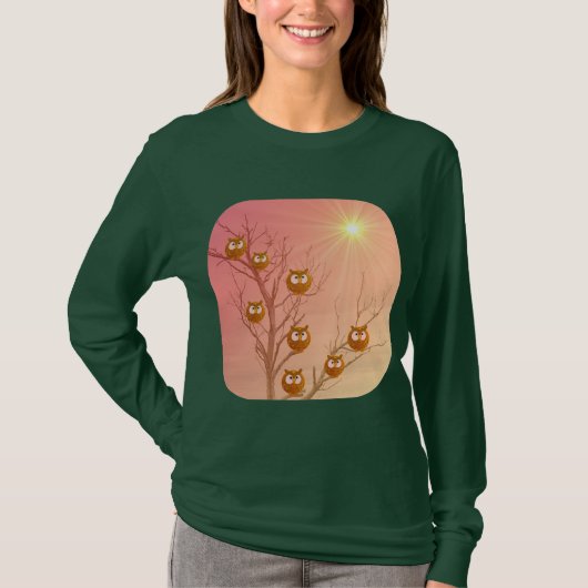 Owl Tree T-shirts (Voorkant)