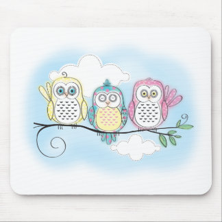 Owl Trio Muismat