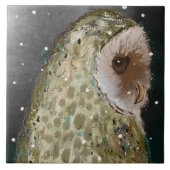 Owl Trivet Tegeltje (Voorkant)