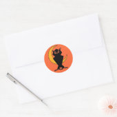 Owl-tussen Ronde Sticker (Envelop)