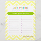 Owl Twinden - het Bingo van het Baby shower & de S (Achterkant)