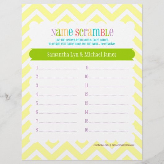 Owl Twinden - het Bingo van het Baby shower & de S (Achterkant)