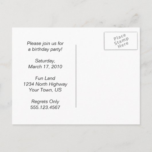 Owl Twins Verjaardag Kaart (Achterkant)