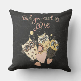 Owl u wenst is LOVE Kussen