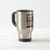 Owl u wenst is LOVE Reisbeker (Voorkant links)