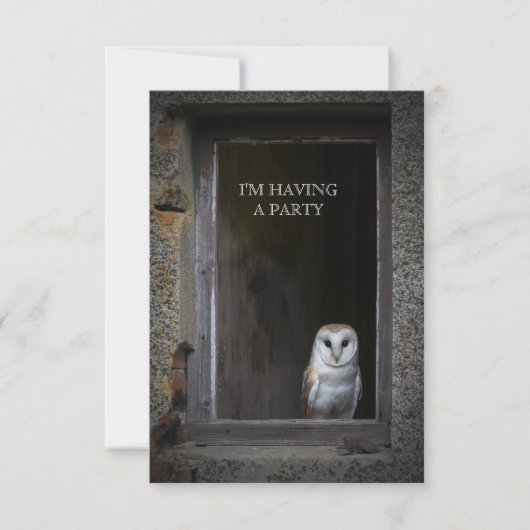 Owl Uitnodiging (Voorkant)