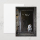 Owl Uitnodiging (Voorkant / Achterkant)