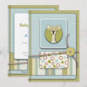 Owl Uitnodiging (Voorkant / Achterkant)