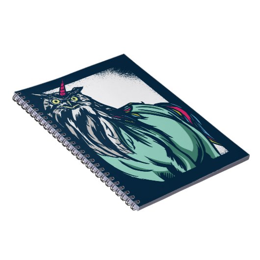 Owl Unicorn Notitieboek (Rechterzijde)