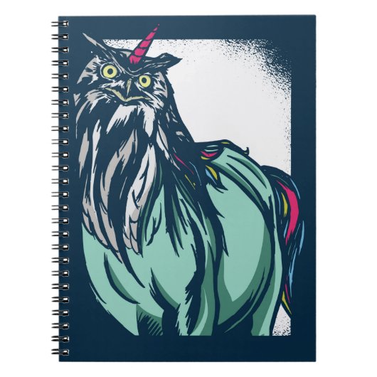 Owl Unicorn Notitieboek (Voorkant)