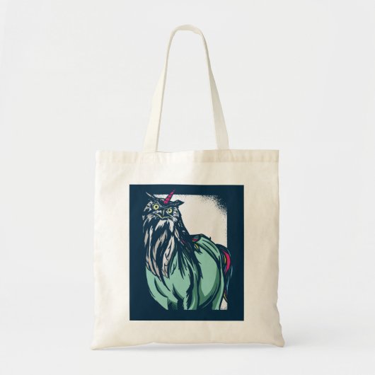 Owl Unicorn Tote Bag (Voorkant)