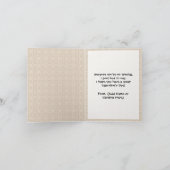 Owl Valentijn Note Feestdagen Kaart (Binnen)