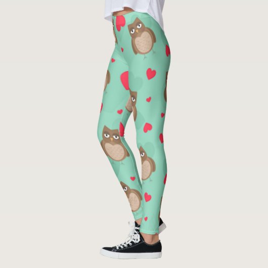 Owl Valentijnsdag Leggings (Links)