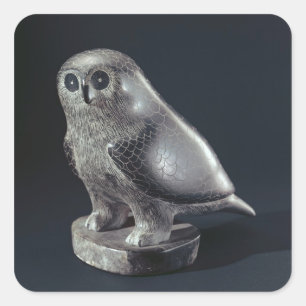 Owl, van Cape Dorset Vierkante Sticker