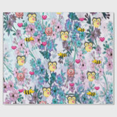 Owl, varkensvlees, bleekpapier voor de opvulling v cadeaupapier (Vlak)