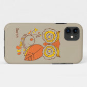 Owl & ventilator, oranje geel. iPhone 5 Case-Mate iPhone Case (Achterkant (horizontaal))