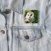 OWL VIERKANTE BUTTON 5,1 CM (In situ)