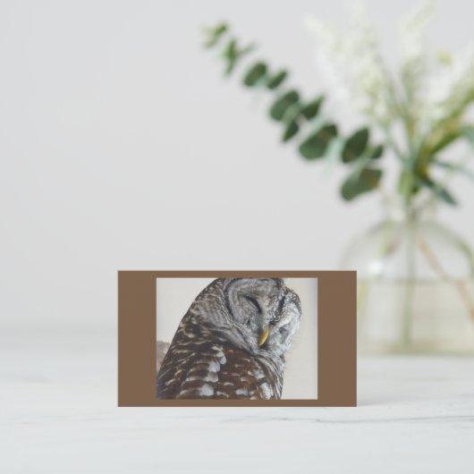 Owl Visitekaartjes (Staand voorkant)
