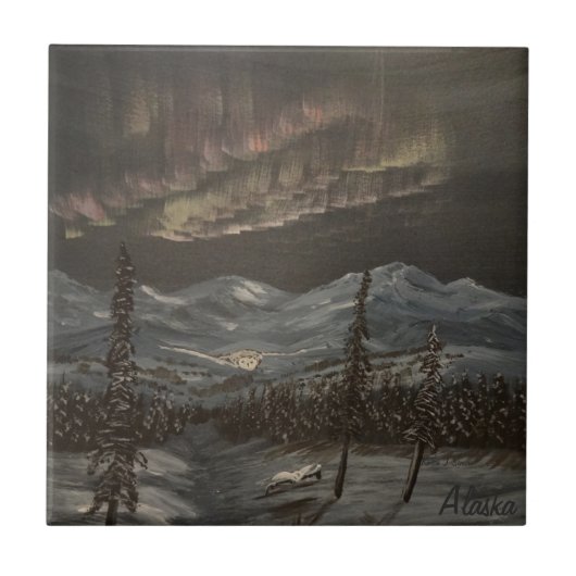 Owl vlucht tegeltje (Voorkant)