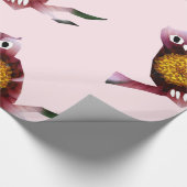 Owl, vogelgriep, wrapppapier cadeaupapier (Hoek)