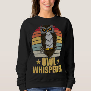 Owl vogelornitholoog bioloog Night Cu Trui