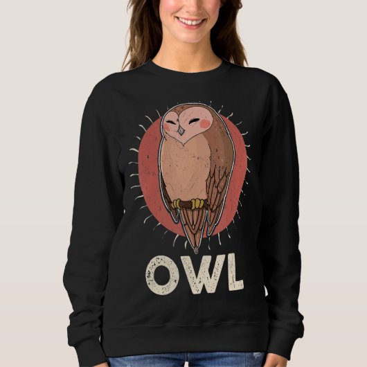 Owl vogelornitholoog bioloog Night Cu Trui (Voorkant)