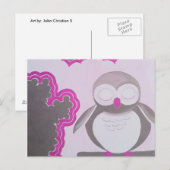 Owl voor Erica Briefkaart (Voorkant / Achterkant)