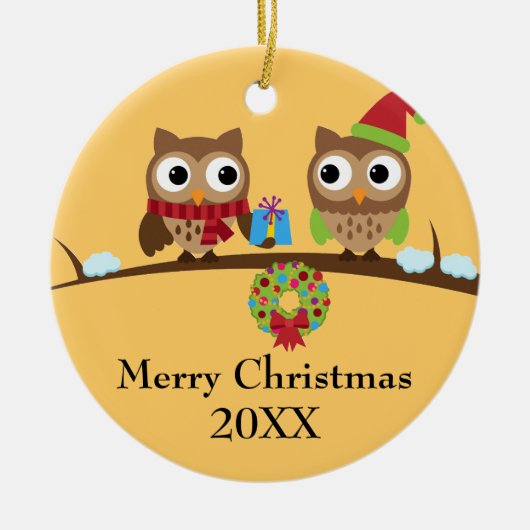 Owl Vrienden met Gift Ornament (Voorkant)