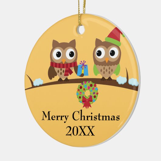 Owl Vrienden met Gift Ornament (Links)