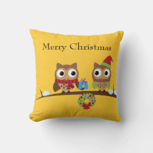 Owl Vrienden met Gift Pillow Kussen