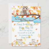 Owl Watch Over Baby shower Birthday Party nodigt u Kaart (Voorkant)